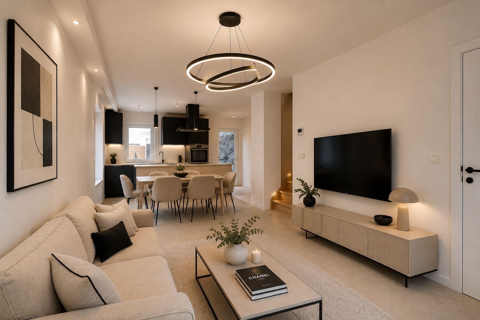 Salon en aménagement virtuel — Nessonvaux